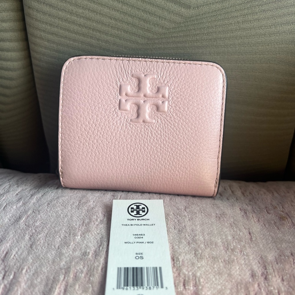 ❤️SOLD❤️Tory Burch Blush Pink Leather Wallet - Picture 3 of 3